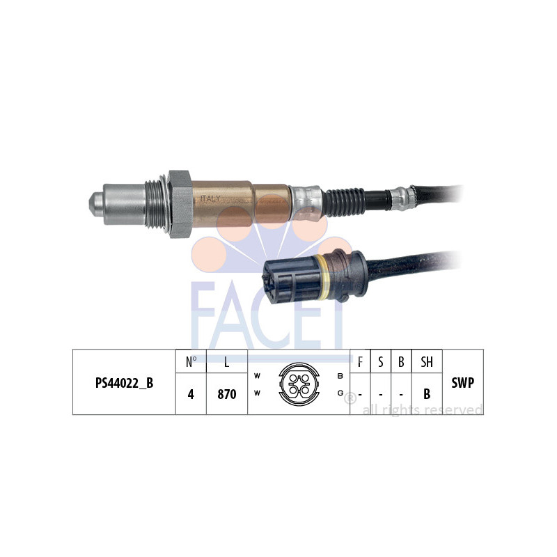 Sonde lambda FACET