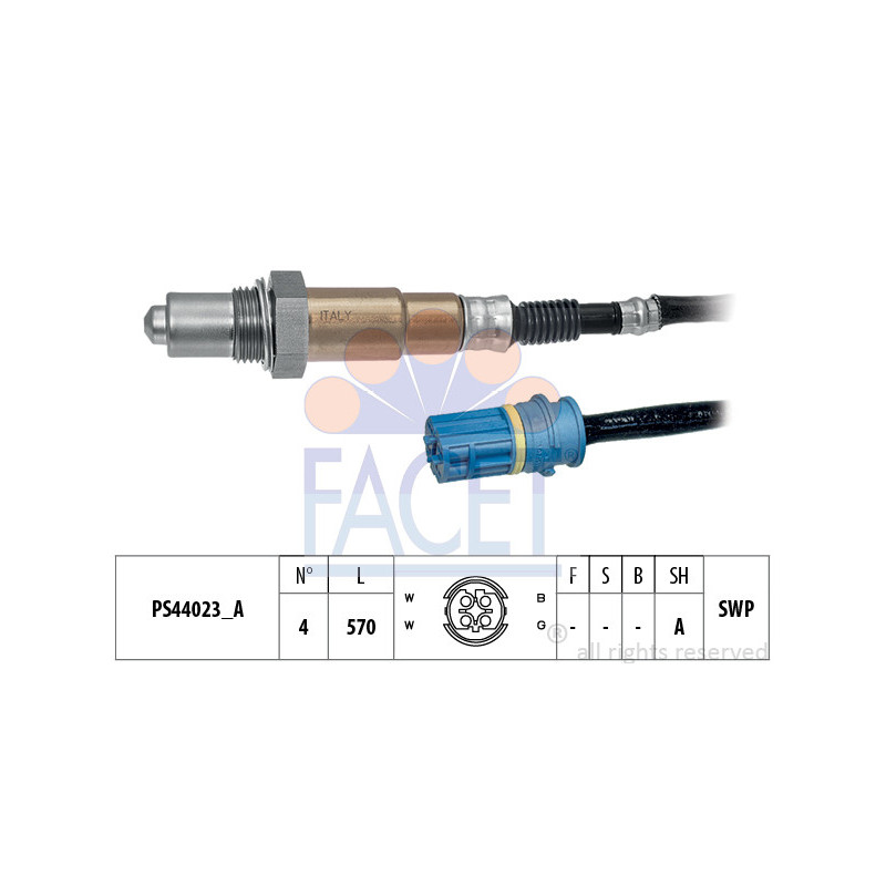 Sonde lambda FACET