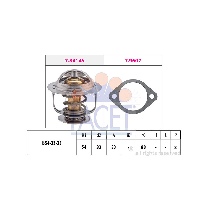 Thermostat d'eau FACET