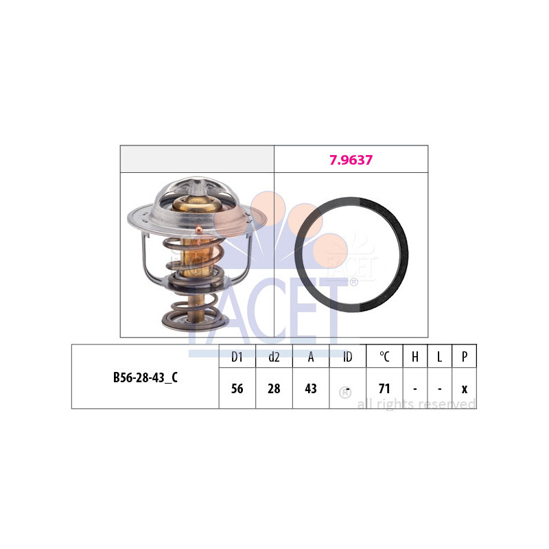 Thermostat d'eau FACET