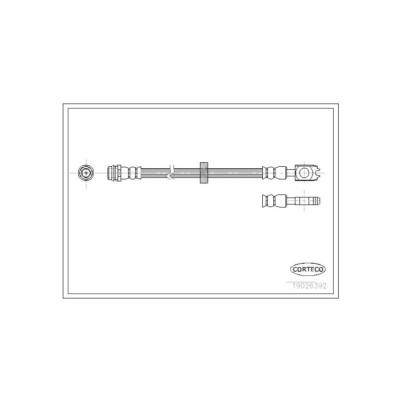 Flexible de frein CORTECO