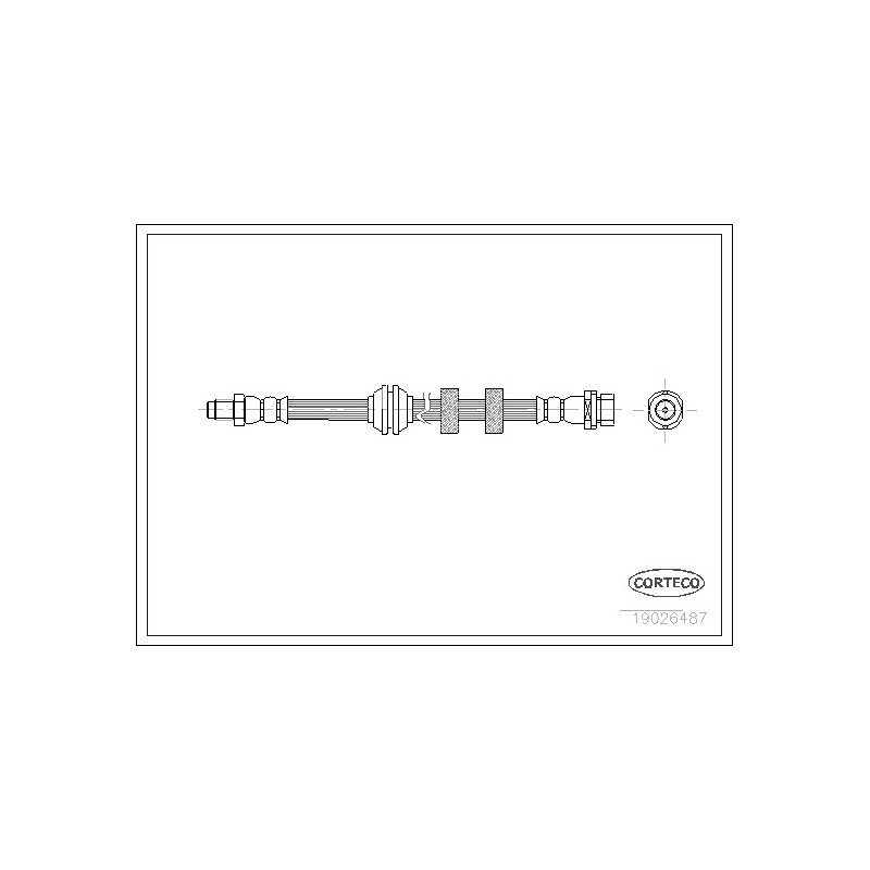 Flexible de frein CORTECO
