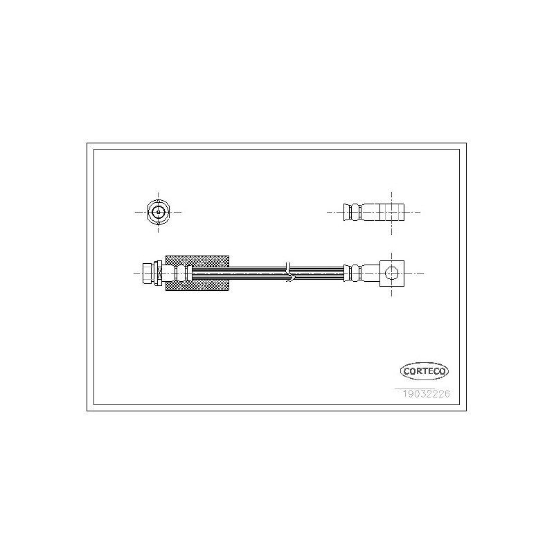 Flexible de frein CORTECO