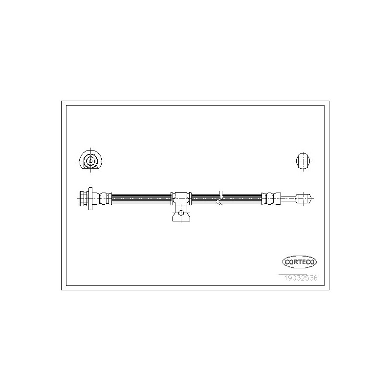 Flexible de frein CORTECO