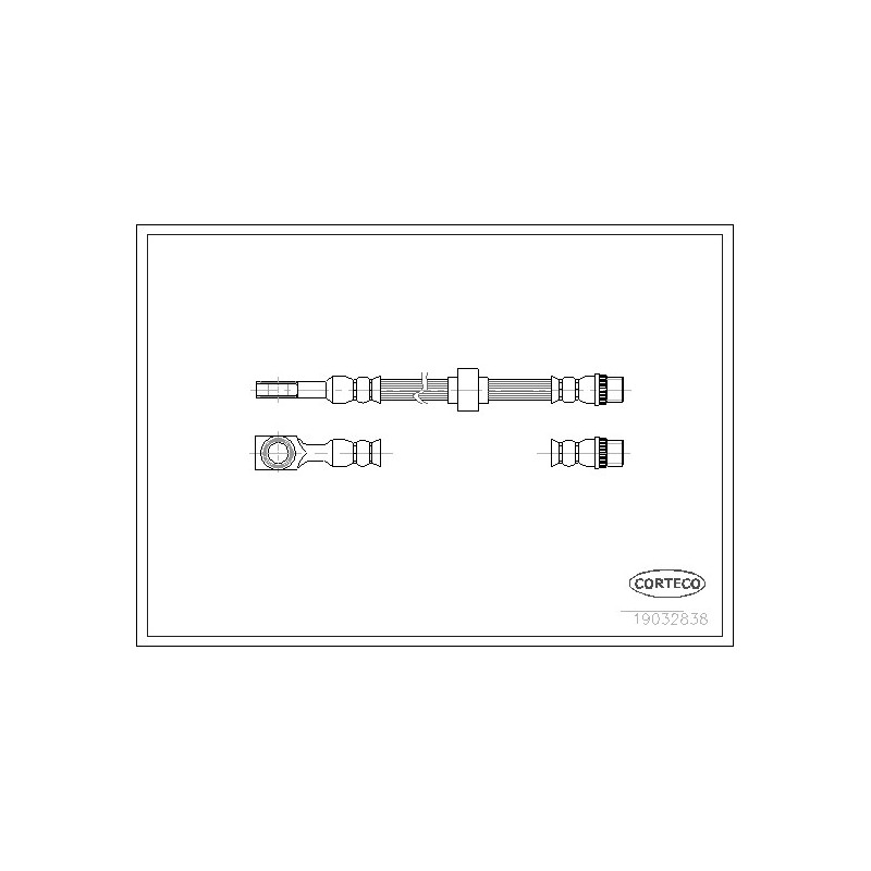 Flexible de frein CORTECO