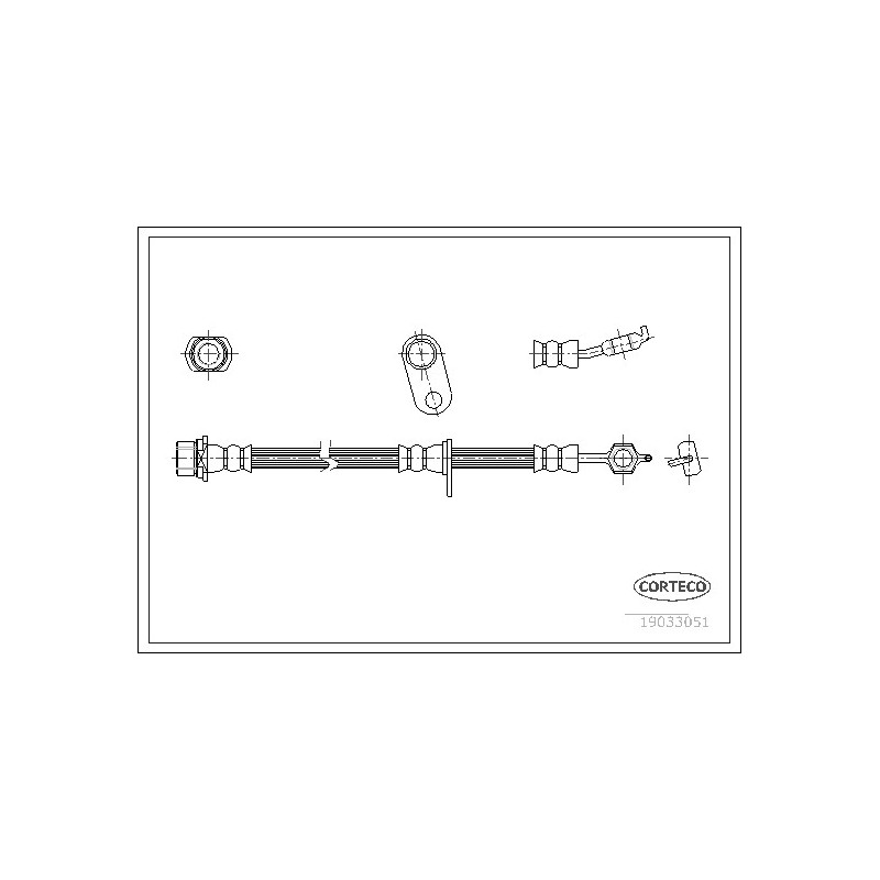 Flexible de frein CORTECO