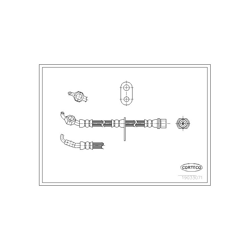Flexible de frein CORTECO