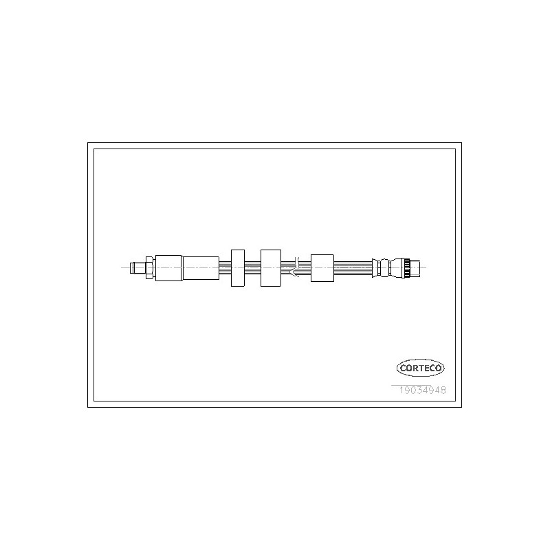 Flexible de frein CORTECO
