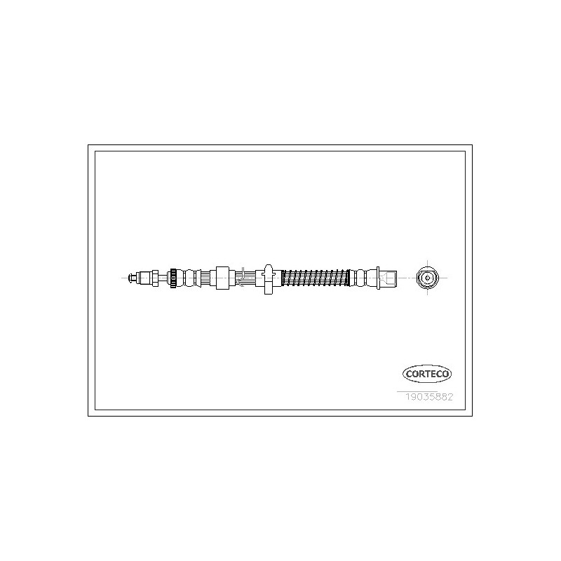 Flexible de frein CORTECO