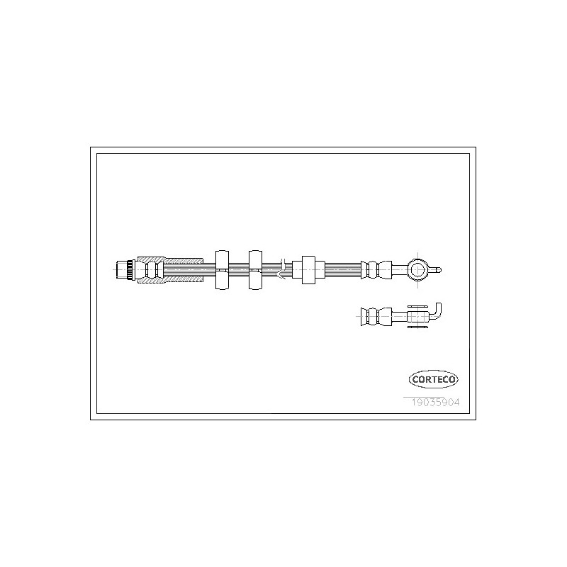 Flexible de frein CORTECO