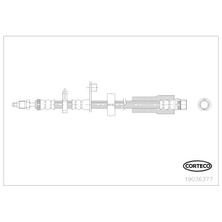 Flexible de frein CORTECO