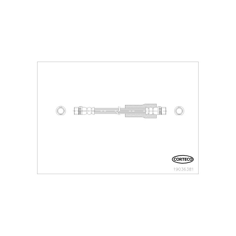 Flexible de frein CORTECO