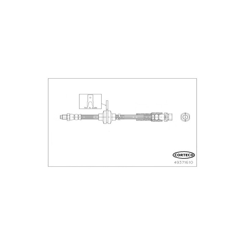 Flexible de frein CORTECO