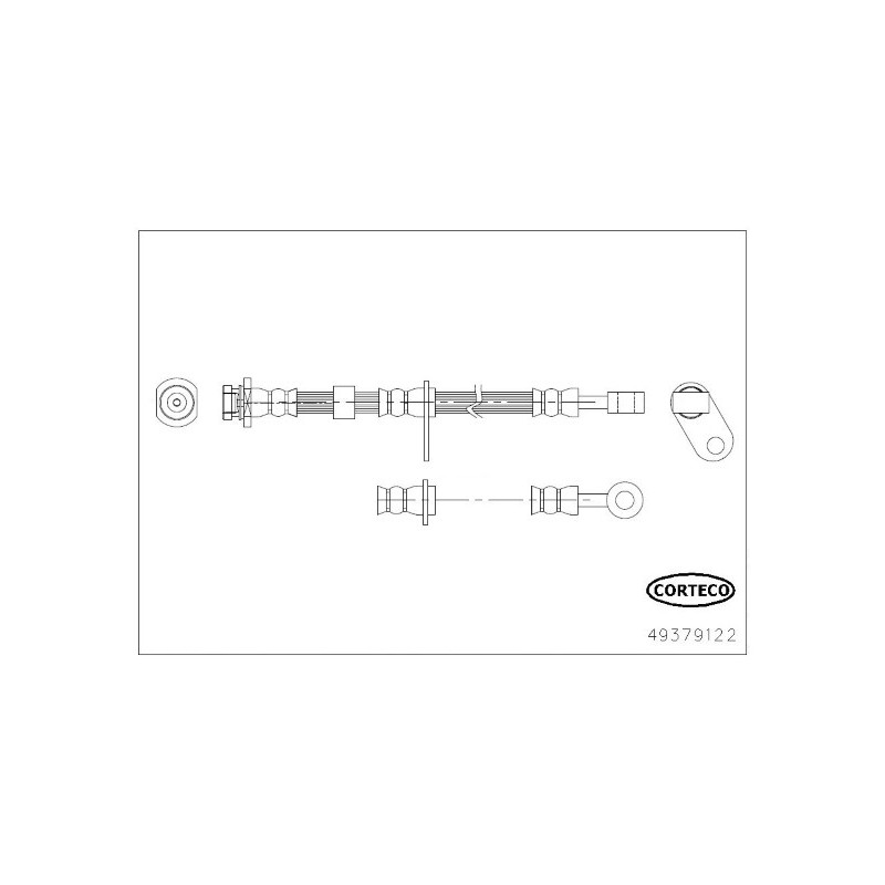 Flexible de frein CORTECO