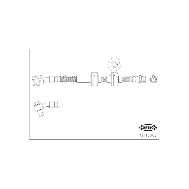 Flexible de frein CORTECO