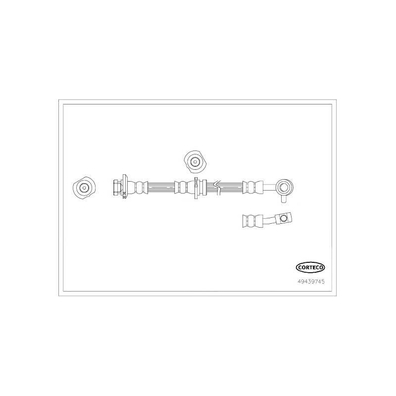 Flexible de frein CORTECO