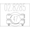 Raccord de tuyau (système d'échappement) MTS