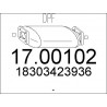 Filtre à particules (échappement) MTS