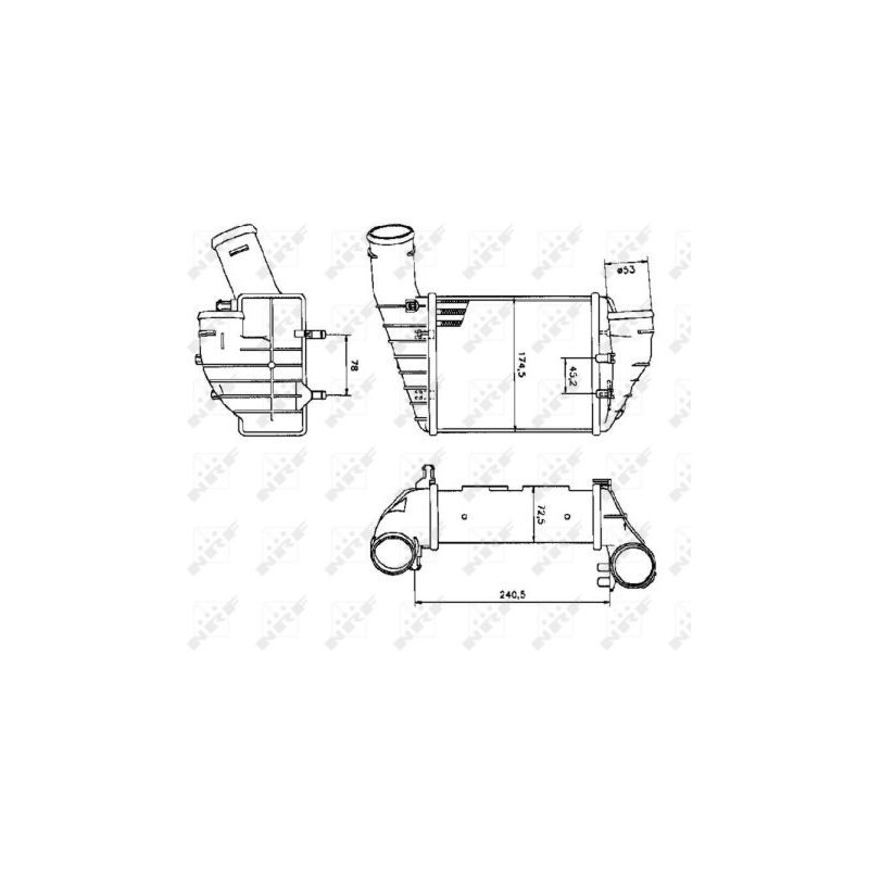 Intercooler (échangeur d'air) NRF