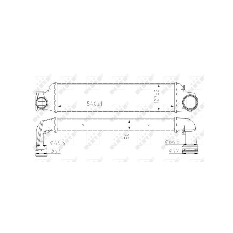 Intercooler (échangeur d'air) NRF