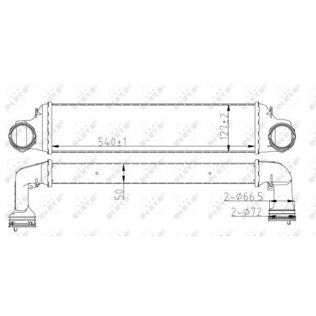 Intercooler (échangeur d'air) NRF