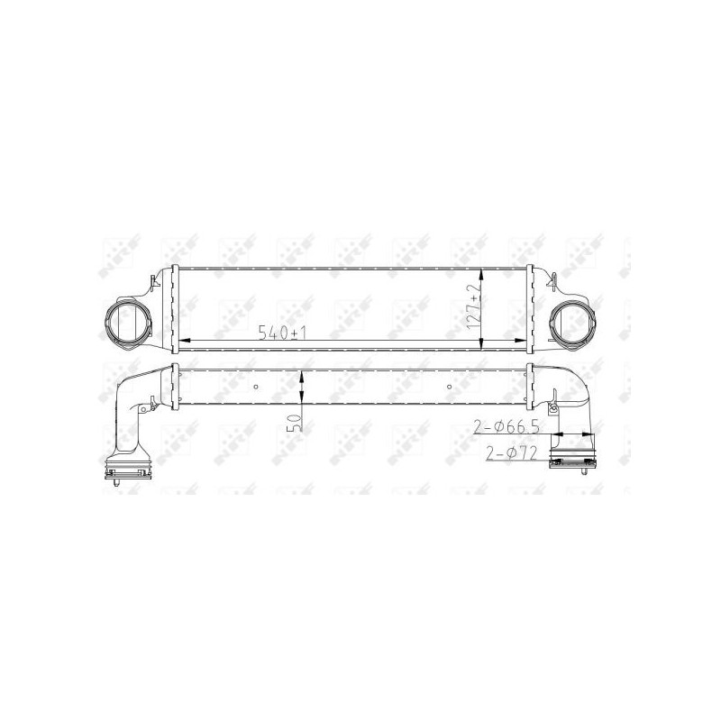 Intercooler (échangeur d'air) NRF