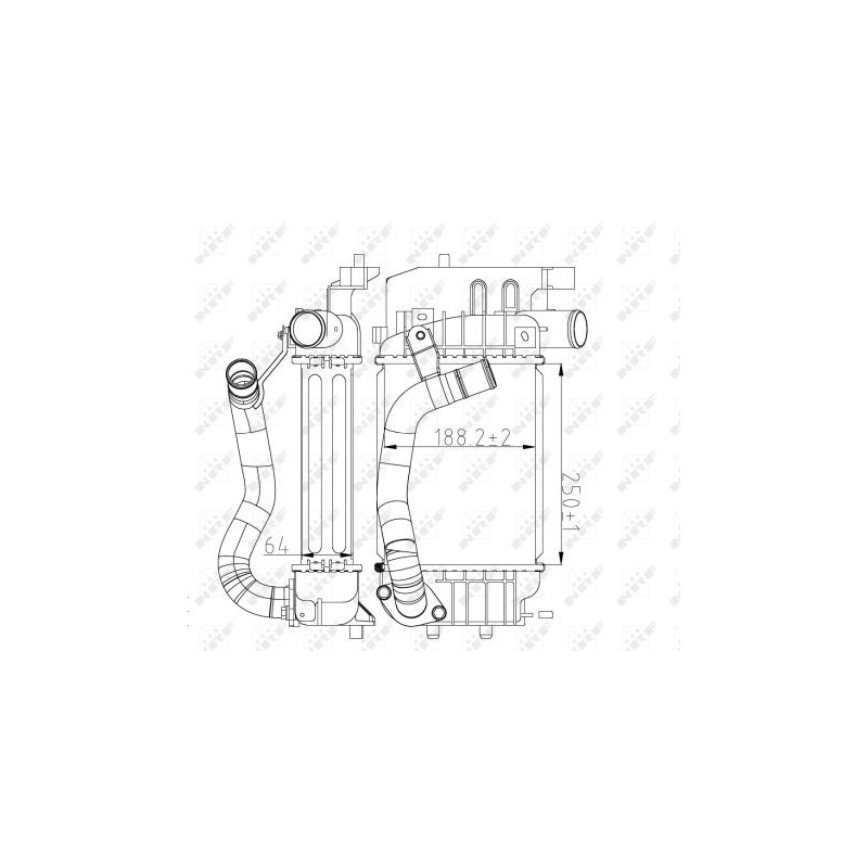 Intercooler (échangeur d'air) NRF