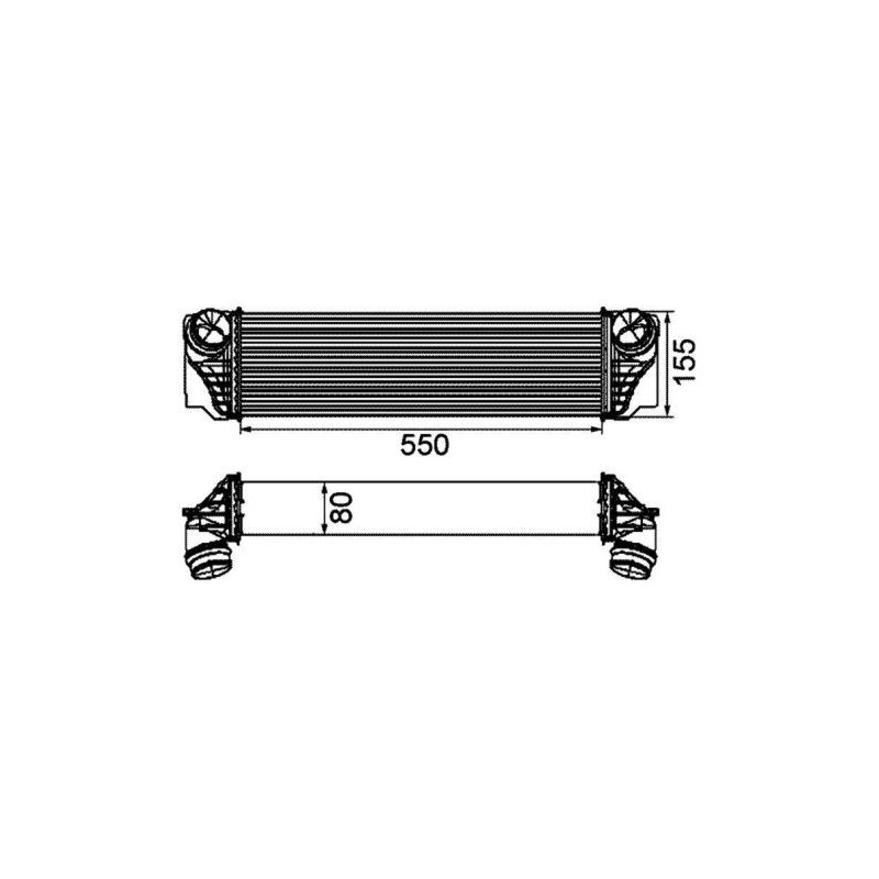 Intercooler (échangeur d'air) NRF