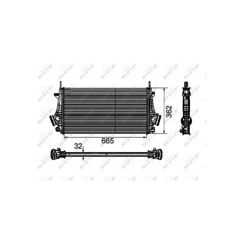 Intercooler (échangeur d'air) NRF