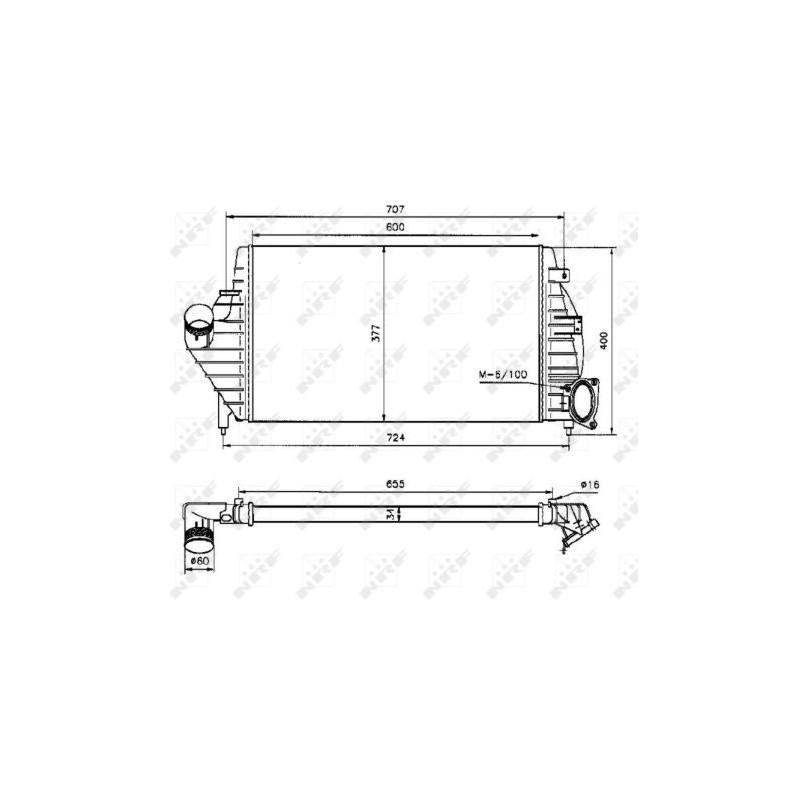 Intercooler (échangeur d'air) NRF