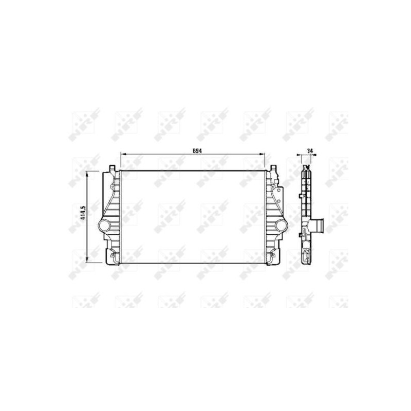 Intercooler (échangeur d'air) NRF