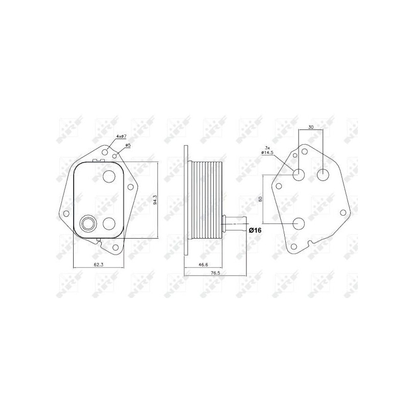 Radiateur d'huile NRF