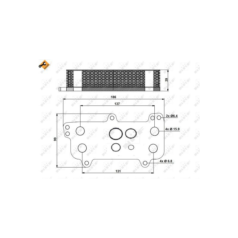 Radiateur d'huile NRF