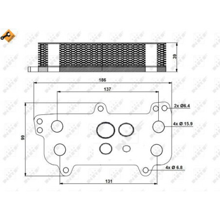 Radiateur d'huile NRF