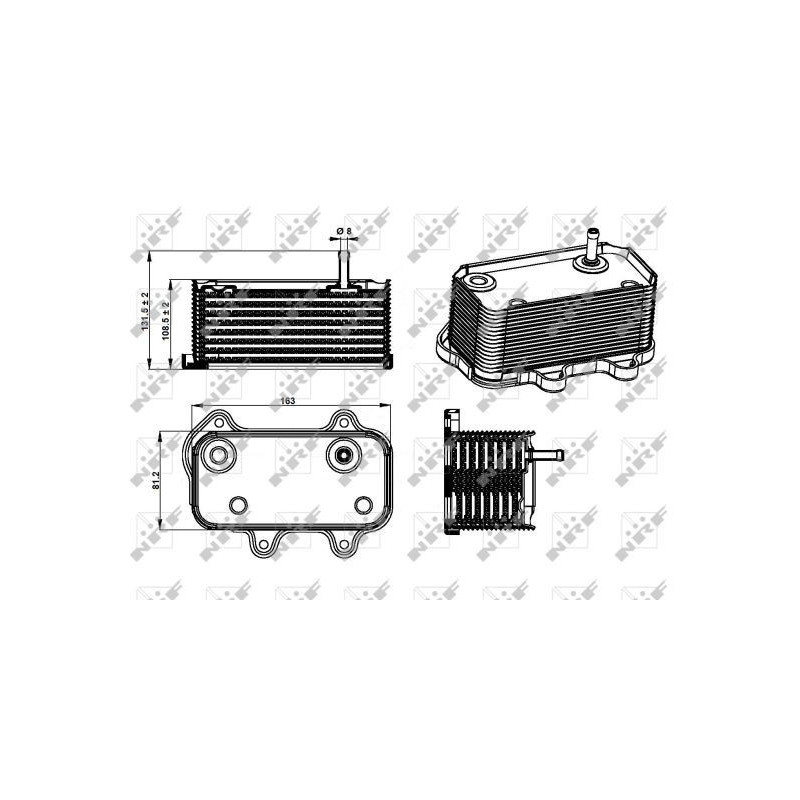 Radiateur d'huile NRF