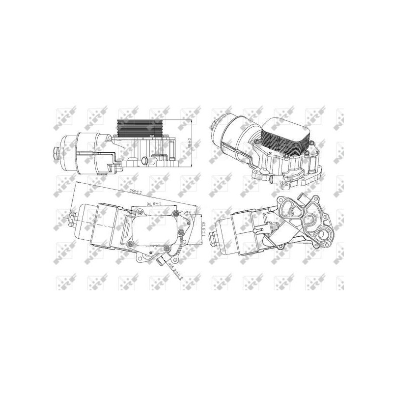 Boîtier (filtre à huile) NRF