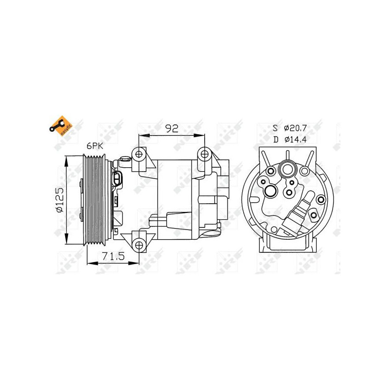 Compresseur de climatisation NRF