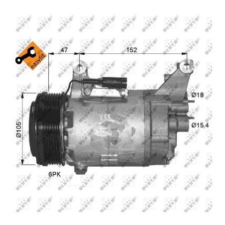 Compresseur de climatisation NRF