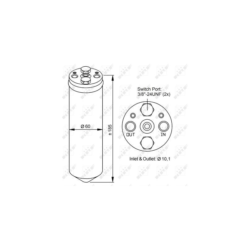 Bouteille déshydratante NRF