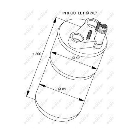 Bouteille déshydratante NRF