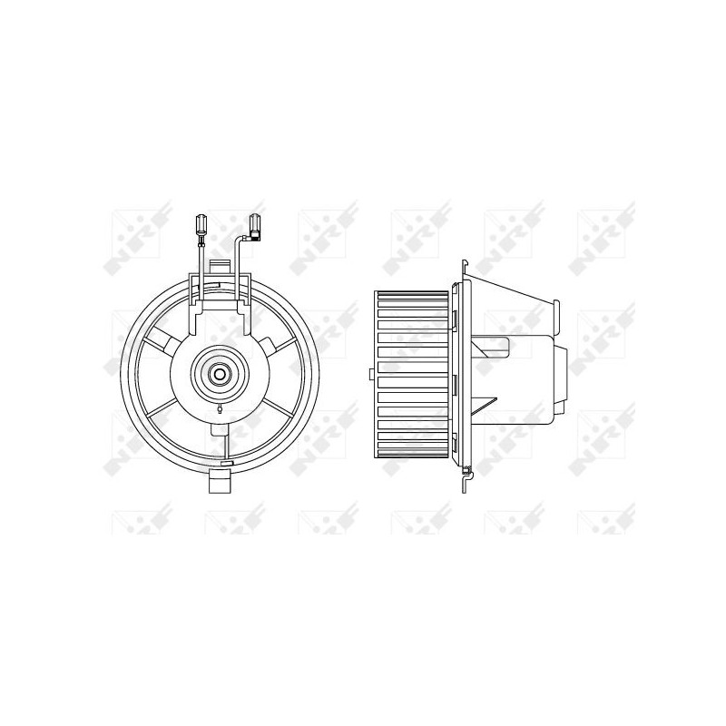 Pulseur d'air habitacle NRF