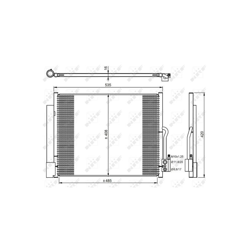 Condenseur de climatisation NRF