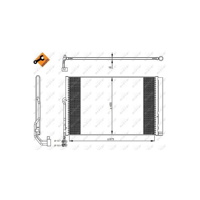 Condenseur de climatisation NRF