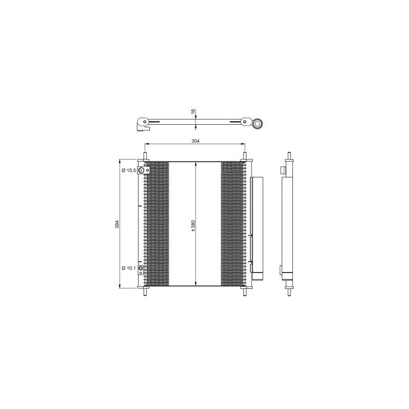 Condenseur de climatisation NRF