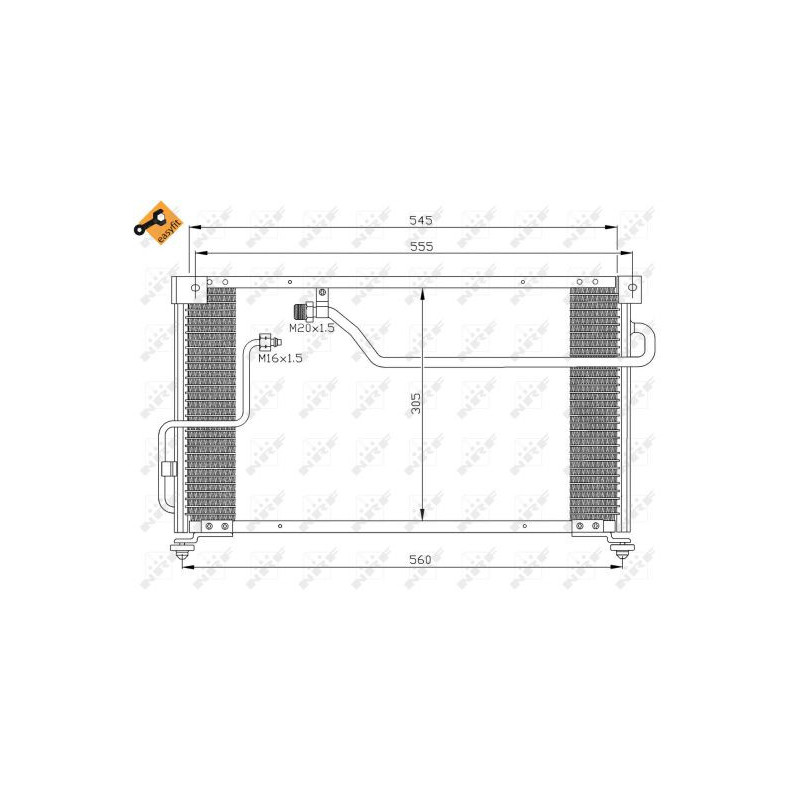 Condenseur de climatisation NRF
