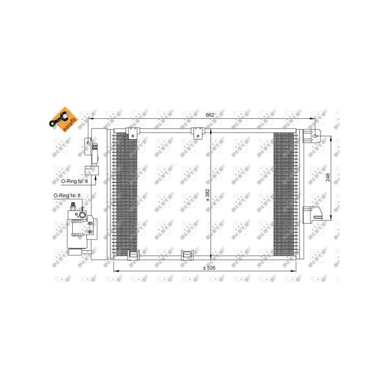 Condenseur de climatisation NRF