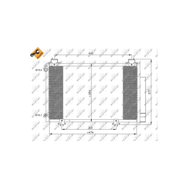 Condenseur de climatisation NRF