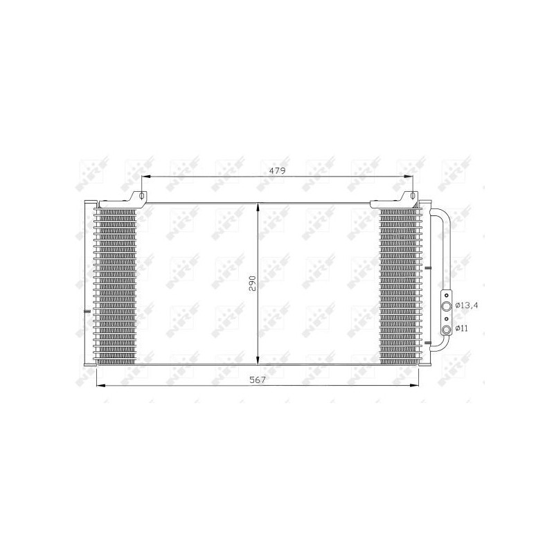 Condenseur de climatisation NRF