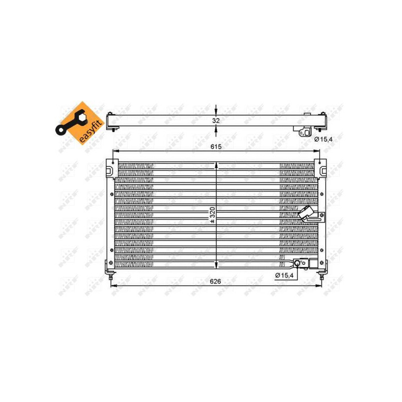 Condenseur de climatisation NRF