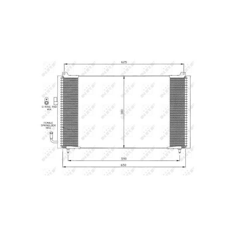 Condenseur de climatisation NRF